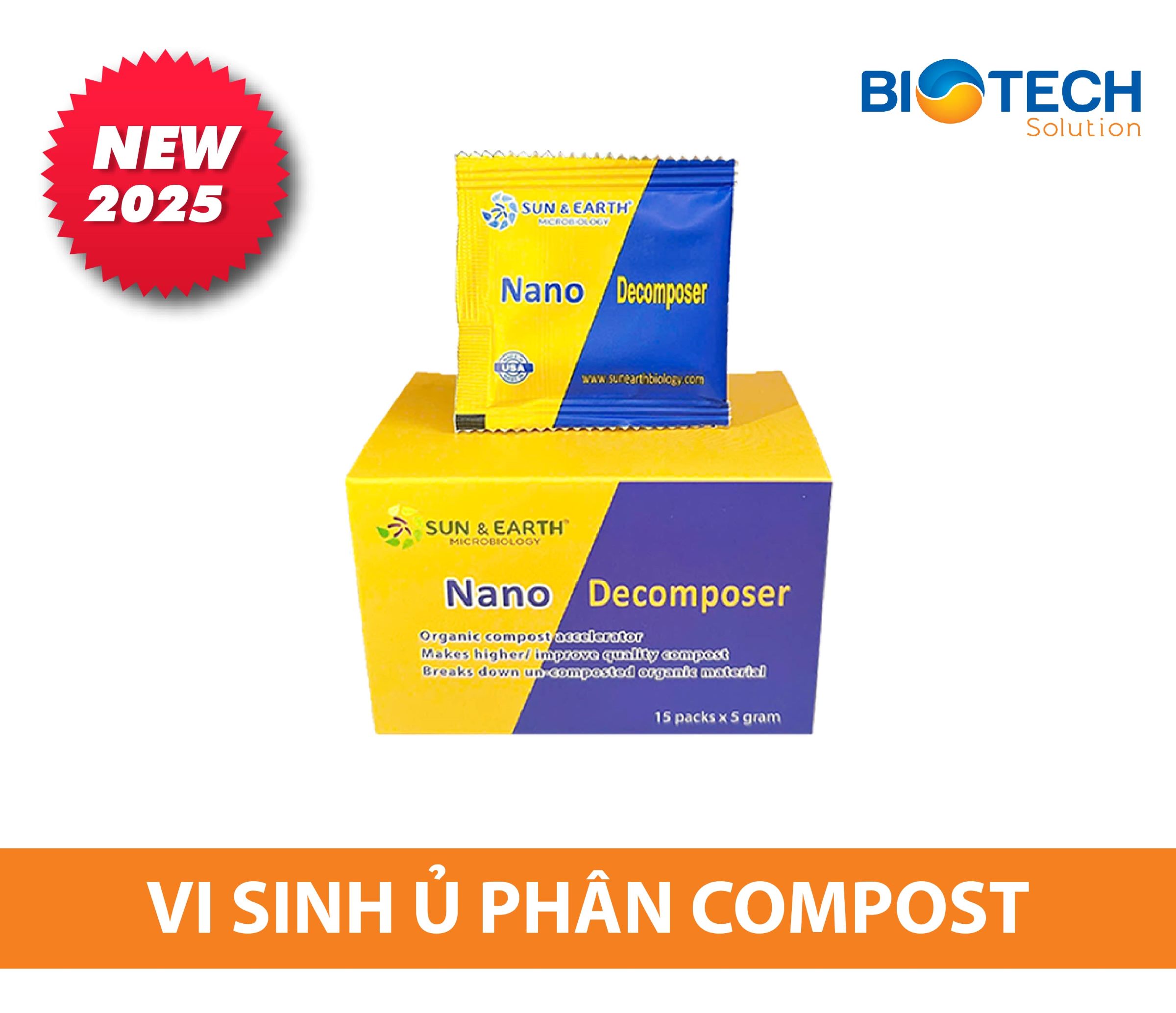 NANO DECOMPOSER – CHẤT XÚC TÁC Ủ PHÂN HỮU CƠ TỐI ƯU, HIỆU QUẢ VƯỢT TRỘI